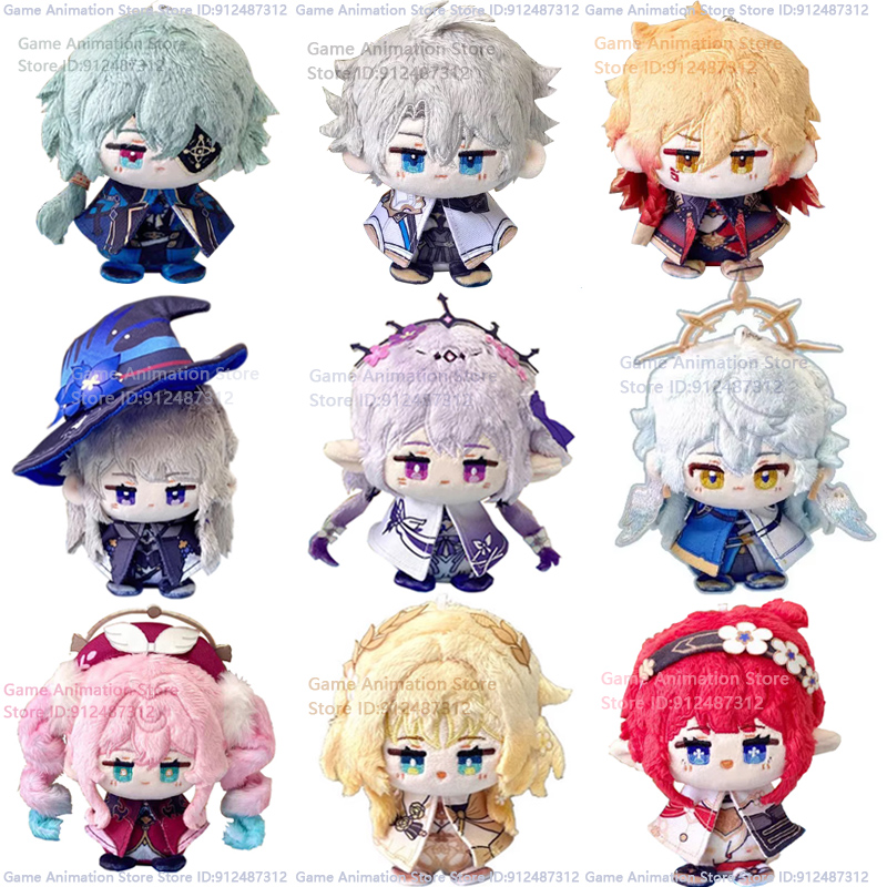 10 センチメートル Honkai: スターレールぬいぐるみ Phainon Mydei Anaxa Hyacine かわいいぬいぐるみ Castorice 人形ぬいぐるみバッグペンダントキーホルダーギフト