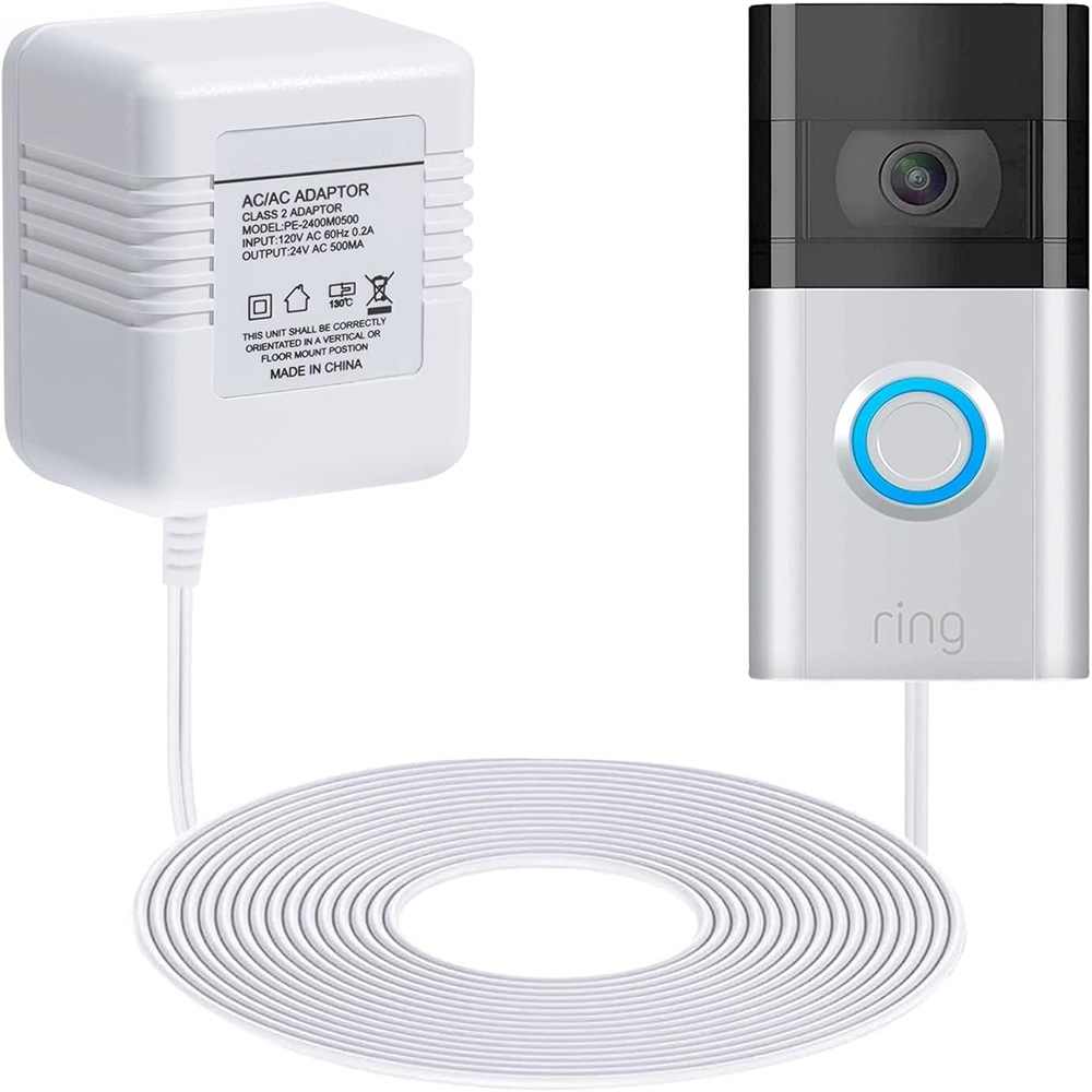 スマートサーモスタット用Cワイヤーアダプター、リングドアベル、Nest、Ecobee、Sensi、Honeywellサーモスタット用の24V変圧器電源