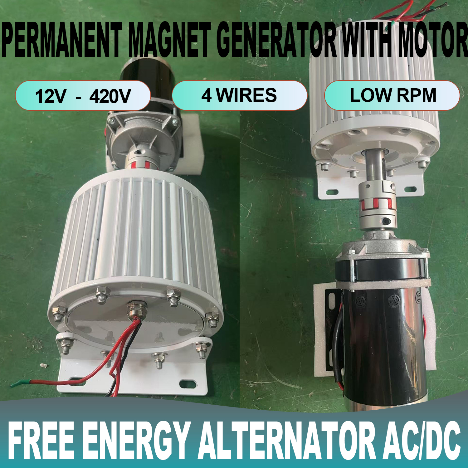 フリーエネルギー 15000 ワット 30000 ワット 40000 ワット 50KW 12V-380V 50hz-60hz 周波数 AC 永久磁石発電機セット 20KW 電源システムモーター