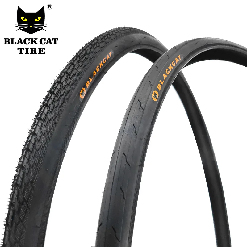 黒猫自転車タイヤ 700x25c 28C 32C 35C 38C シリーズロードワゴンノンスリップアウタータイヤ