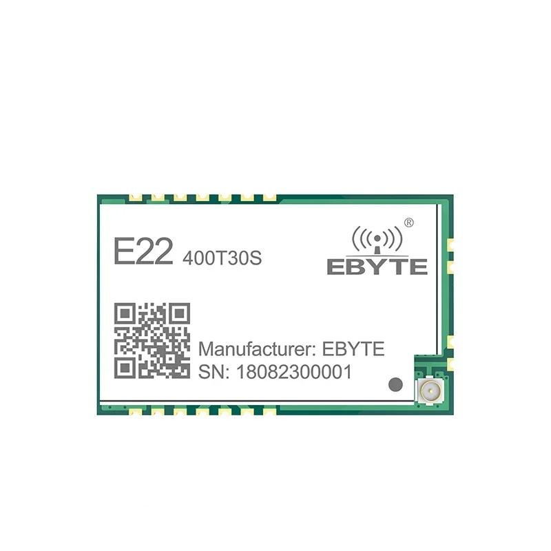 LoRa 433MHz 30dBm SMD UART ワイヤレス トランシーバー E22-400T30S IPEX スタンプ ホール 1W 長距離 TCXO 送信機および受信機