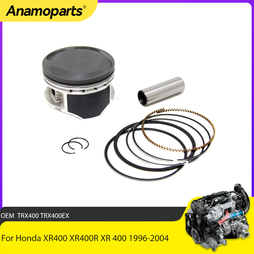 オートバイのエンジンピストンキット 85 ミリメートルボアホンダ XR400 XR400R XR 400 1996-2004 TRX400 TRX400EX 1999-2007 TRX400X 2009-2014
