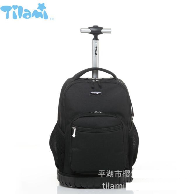18 "子供荷物スーツケース子供ローリング荷物バックパック子供ランドセルホイール付きホイール付きバックパックバッグ学校用