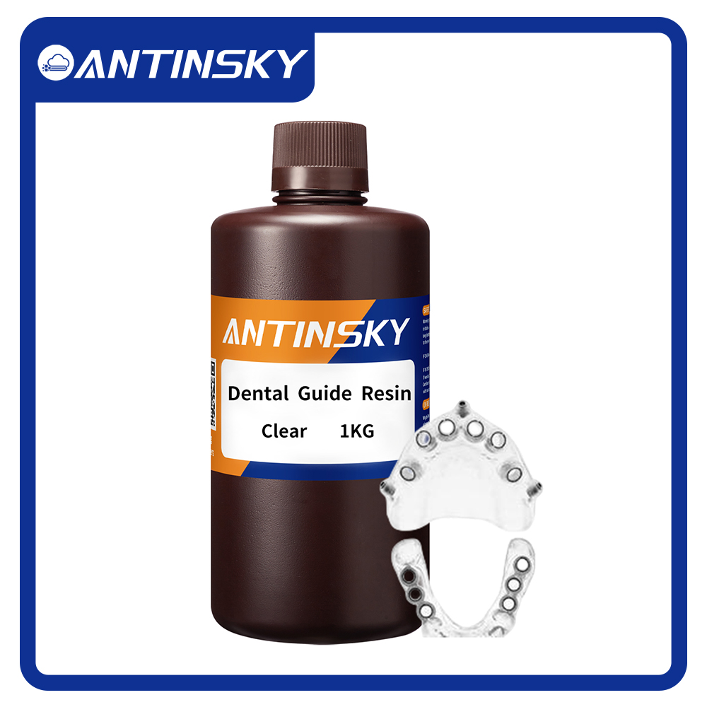 Antinsky 歯科ガイド樹脂 405nm1kg HeyGears/SprintRay/LuxCreo 液晶 DLP SLA 3d プリンタ高精度 3D 歯科用樹脂