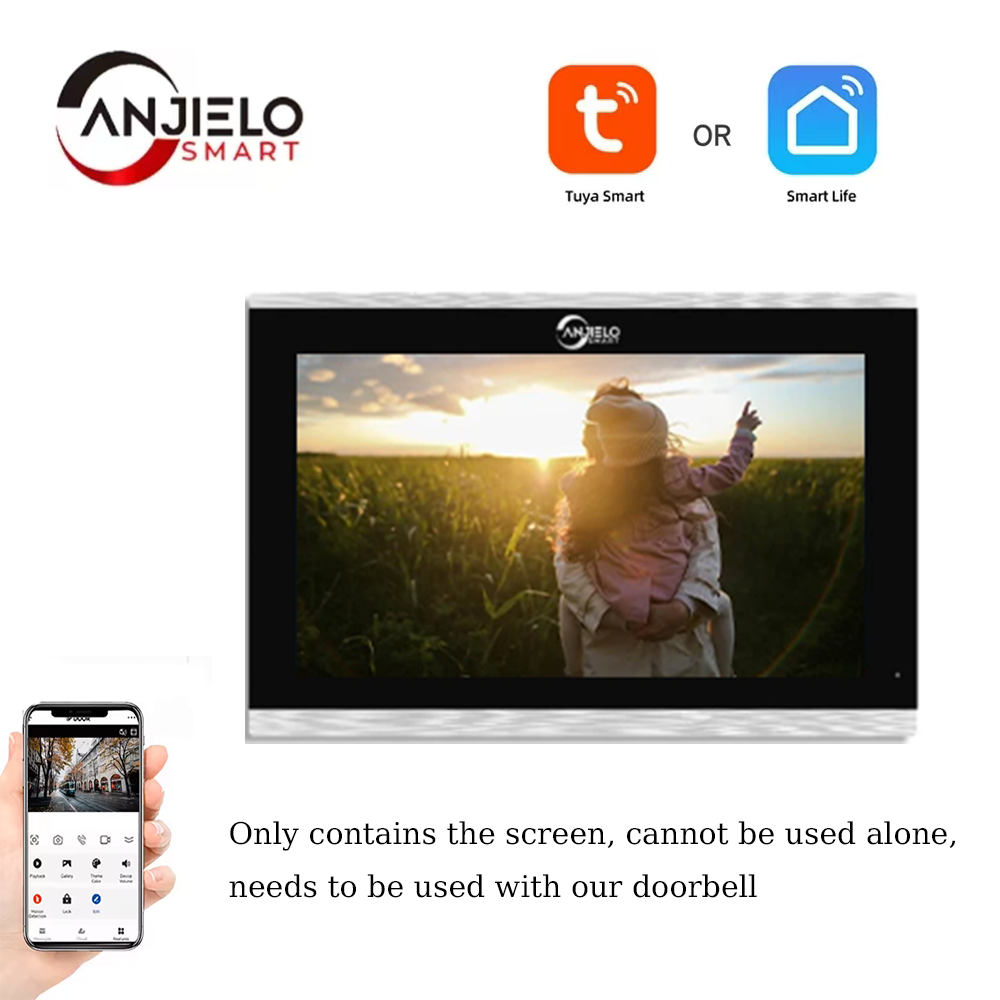 TUYA Smart 1080P 7インチ10カラータッチスクリーンはセットではありません