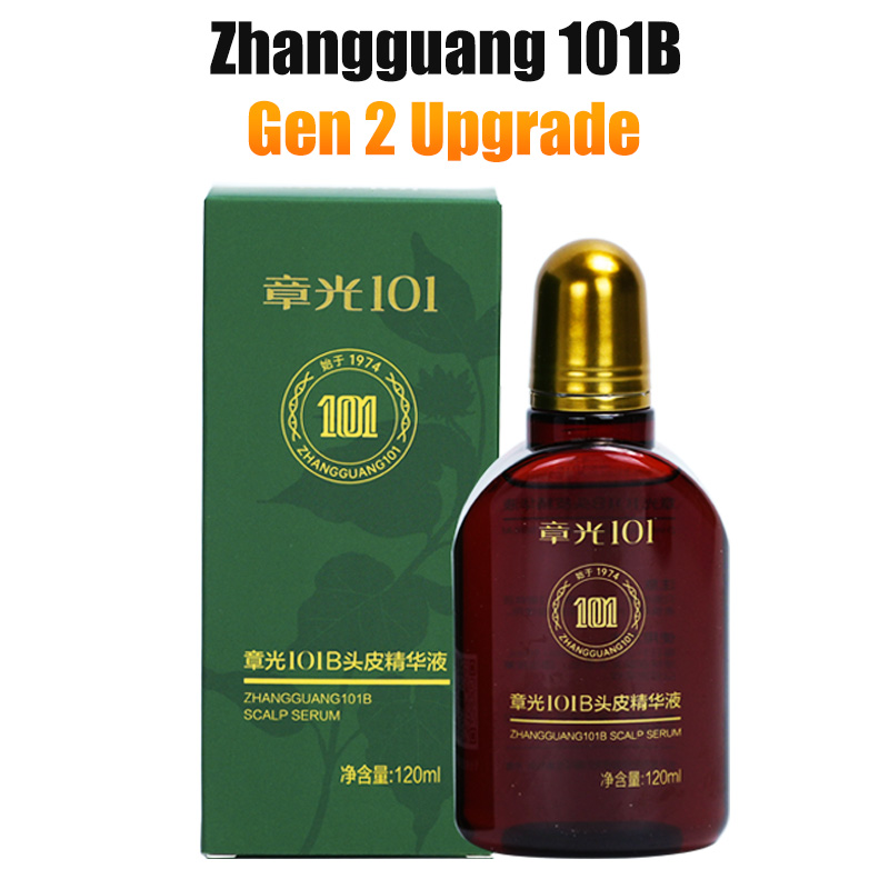 Zhang Guang 101B/101M 抗脱毛脱落防止トニック 120ml – ハーブ トリートメント エッセンス、コントロール オイル、100% 本物