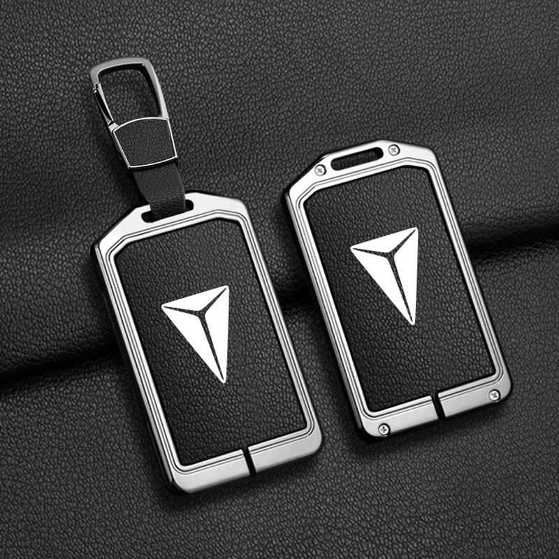 車の亜鉛合金革 NFC カードリモートキーカバーケースプロテクターホルダーシェル Deepal CS05 S7 S07 \G318 LS03 自動車の付属品