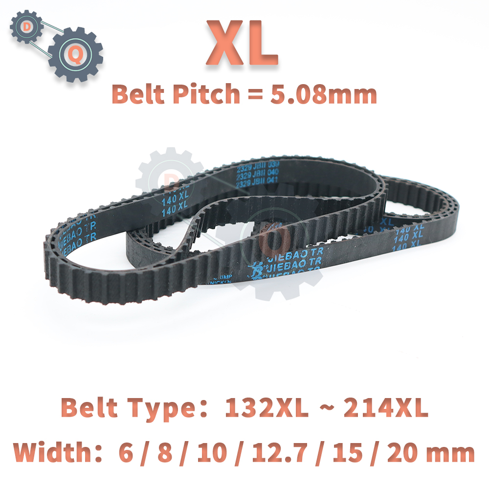 XL ベルトモデル 132XL に 214XL XL タイミングベルト歯ピッチ 5.08 ミリメートル XL ゴムベルト幅 6 8 10 12.7 15 20 ミリメートル CNC 同期ベルト