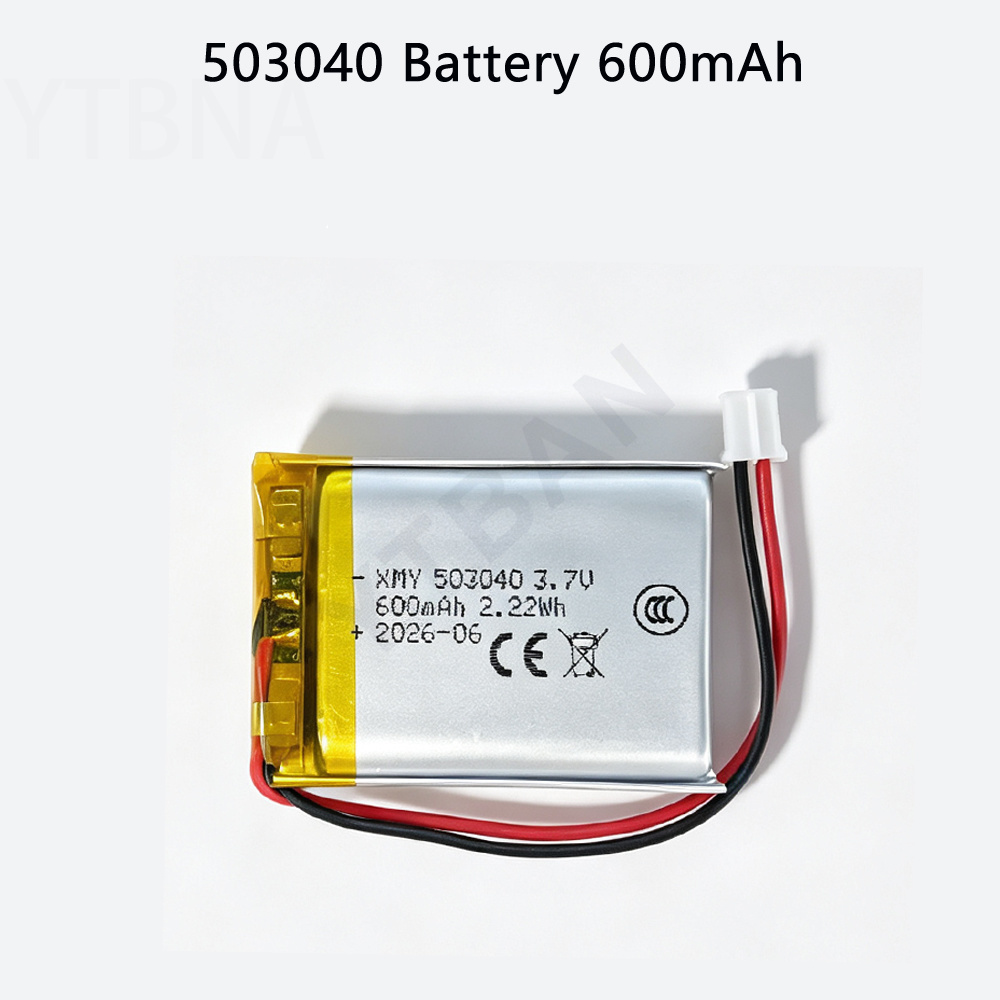 503040 3.7V 600mAh ポリマーリチウム充電式バッテリー GPS ナビゲーター Bluetooth ヘッドセット PS4 コントローラー用