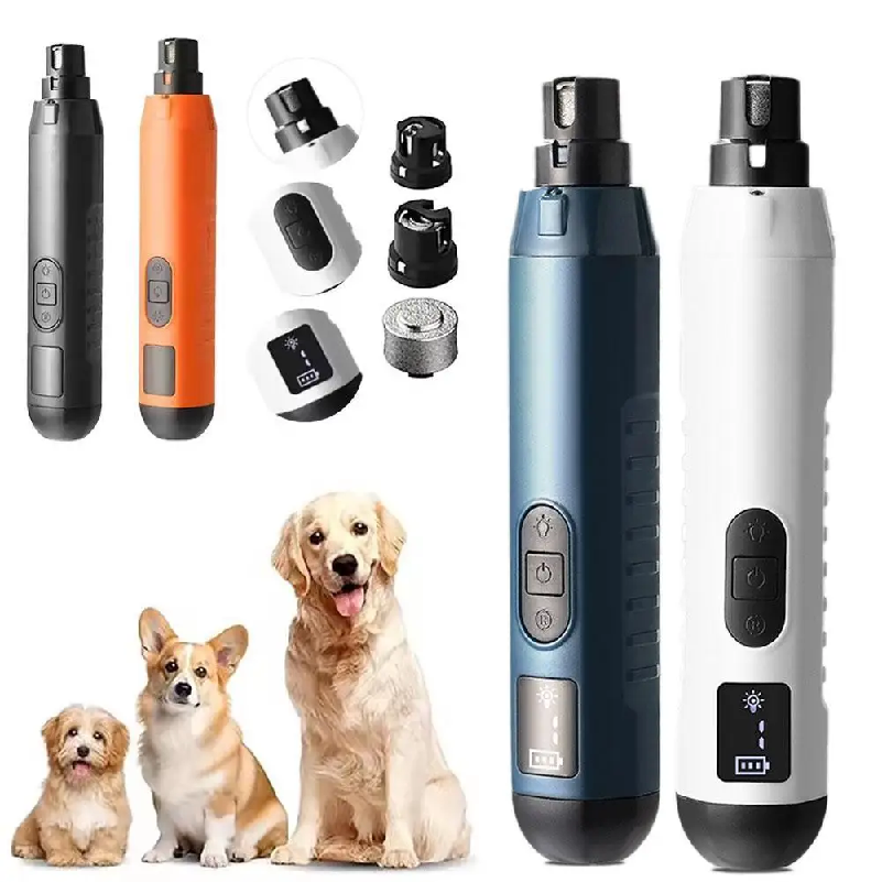 犬用爪切り無痛USB充電充電式ペット爪切り静音電気犬猫足ネイルツール