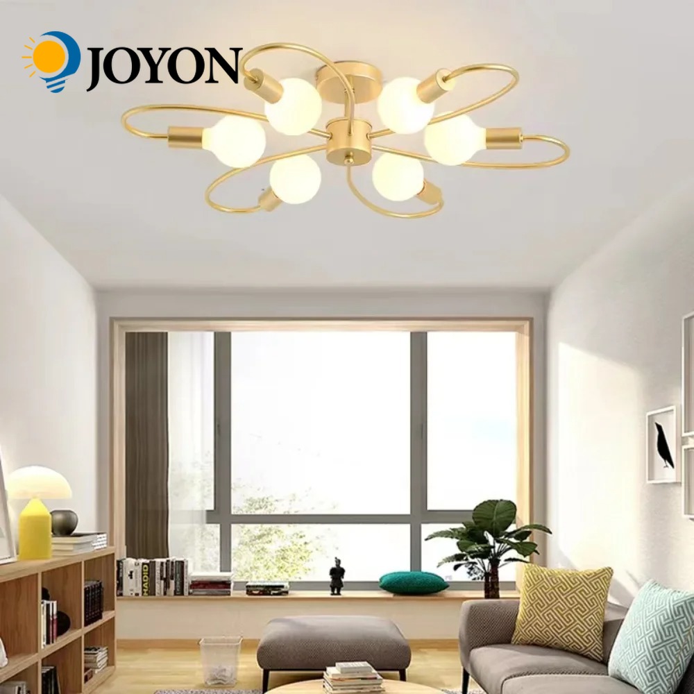 JOYON シャンデリアペンダントライト 3/6/8 ヘッド天井ランプ E27 LED リビングルーム照明モダンな家の装飾ダイニングルームの照明器具