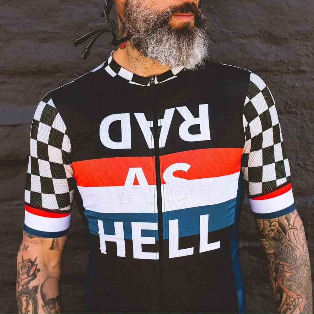 ラブザペインサイクリングジャージマン服マウンテンユニフォーム自転車サイクル Breatha スポーツシャツ服マイヨ Ciclismo Hombre