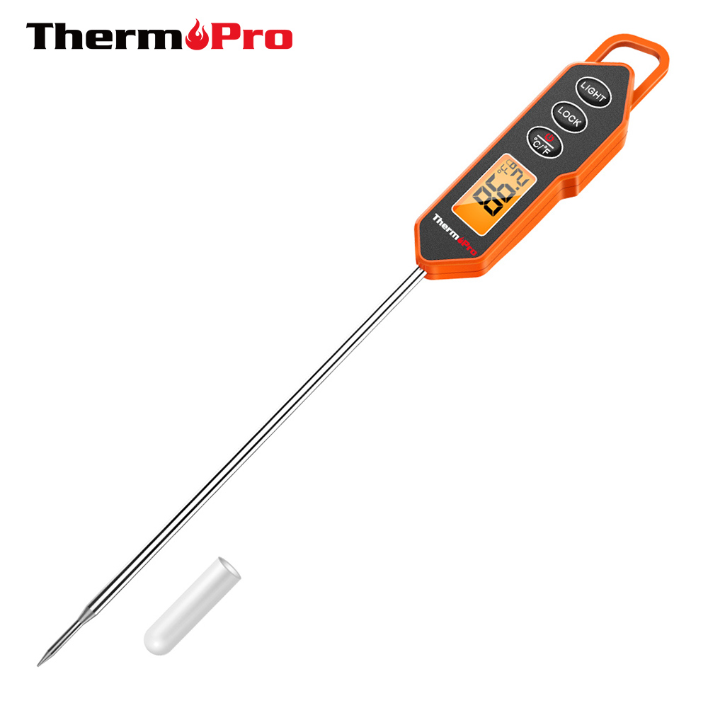 ThermoPro TP01H デジタルバーベキュー温度計バックライト LCD ディスプレイキッチン調理オーブン肉温度計瞬時読み取り