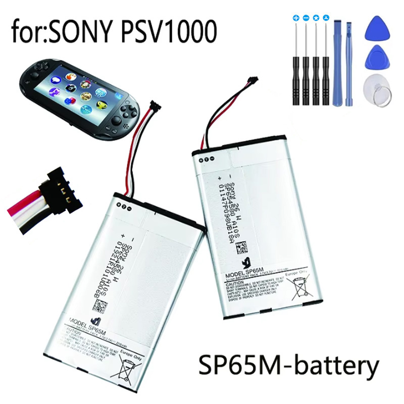 新しい 2210mAh オリジナルバッテリーソニー PSV1000 PSV 1000 SP65M プレイステーション PS VITA ゲームパッド PCH-1001 PCH-1101