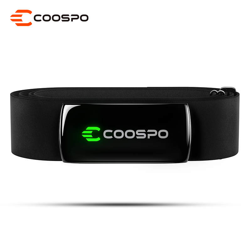 COOSPO H9Z 充電式心拍数モニターチェストストラップ Bluetooth5.0 ANT HR センサー HRM IP67 防水使用 Garmin wahoo Zwift