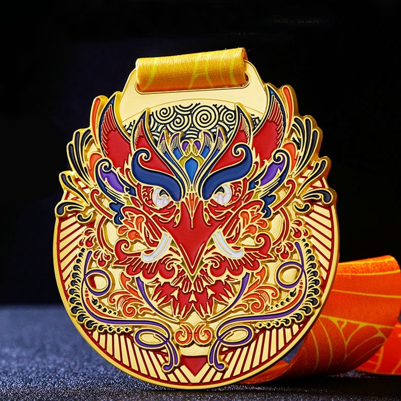 Metal Medal Customization Excellent Staff Elite Award Production Eagle Medal Golden Eagle Medal Service Star Medal