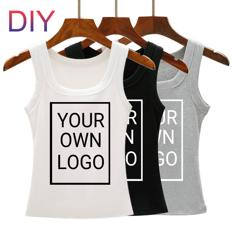 カスタマイズパターン DIY 画像女性韓国タンクトップ糸カジュアルストリートベストヒップホップノースリーブ服夏 Y2K 女性ベスト