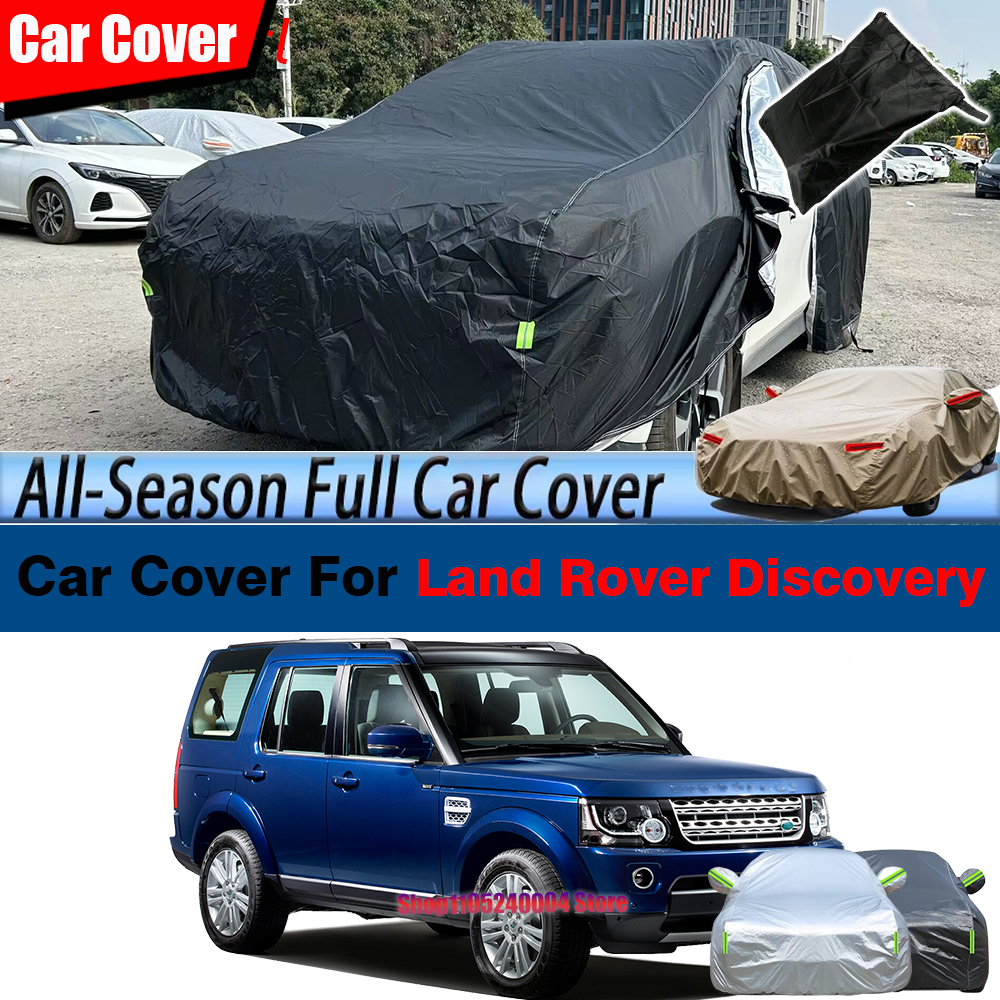 全天候 SUV 車カバー抗 UV サンシェード雨雪防塵防水シールドランドローバーディスカバリー 1989-2023