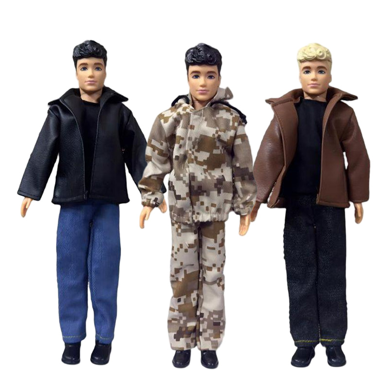 高品質 12 インチ男性人形ファッションコートパンツ靴 32 センチメートルケン人形フィギュア DIY ドレッシング遊びおもちゃ最高の誕生日プレゼント