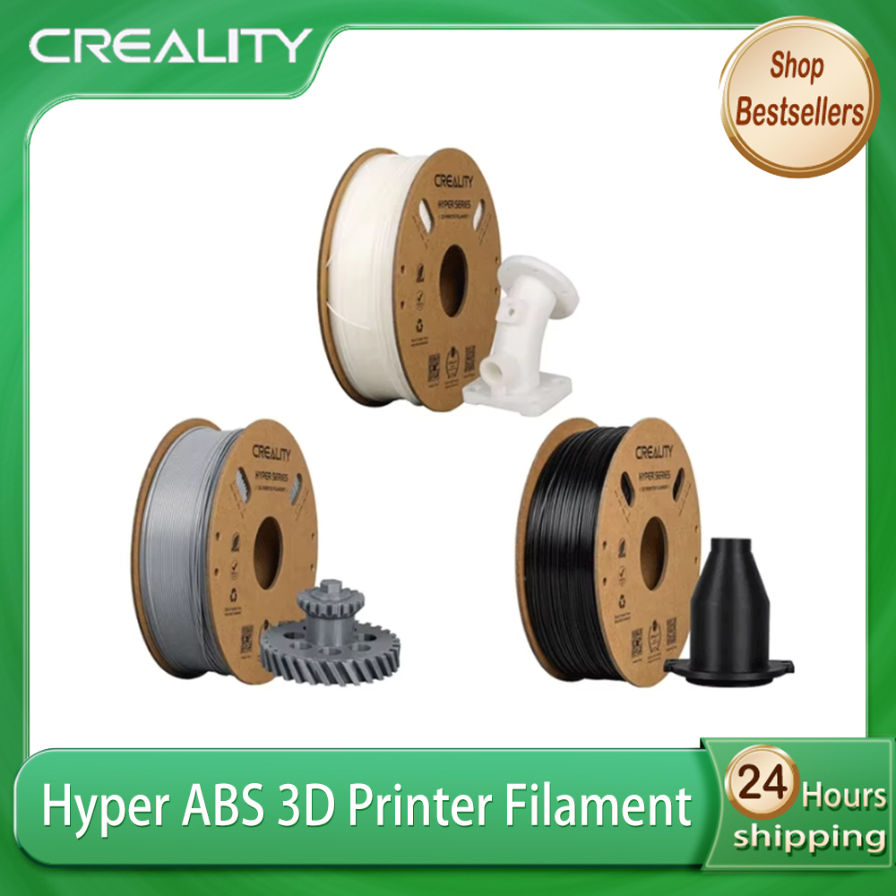 Creality ハイパー ABS フィラメント 1.75mm 高速印刷用 便利なオープン印刷、1kg (2.2lbs) スプール ほとんどの 3Dz プリンターに適合