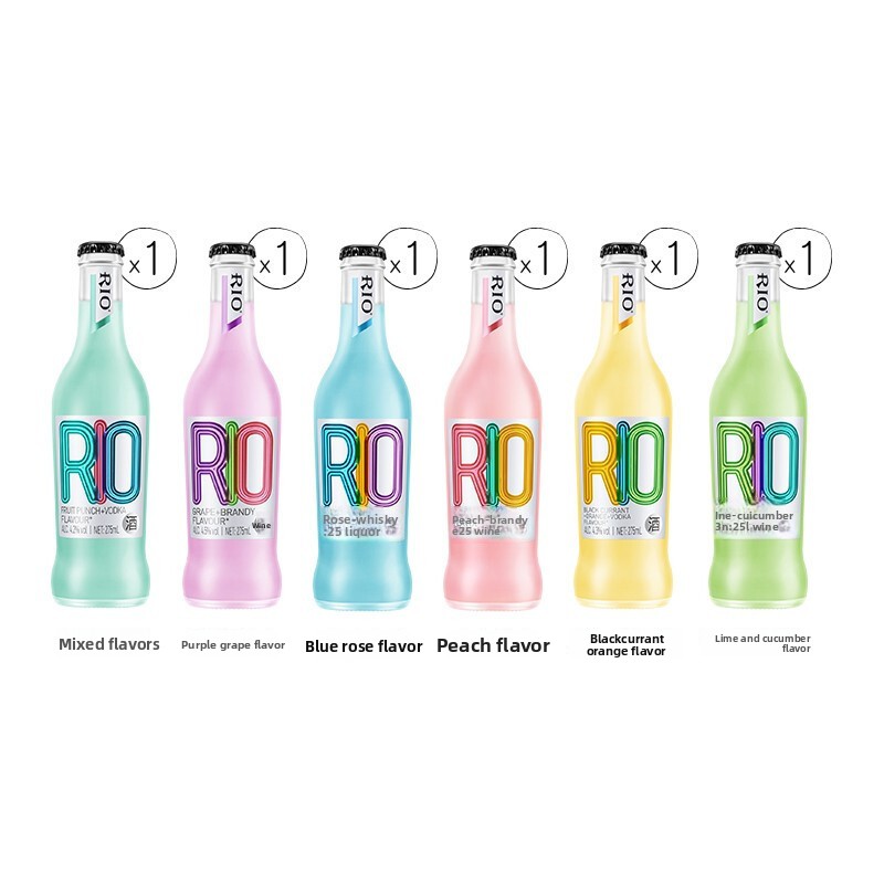 RIO カクテル プレミックス フルーツ ワイン 外国酒ボトル アップグレード クラシック 275ml 6 フレーバー 3 種類の組み合わせルーム