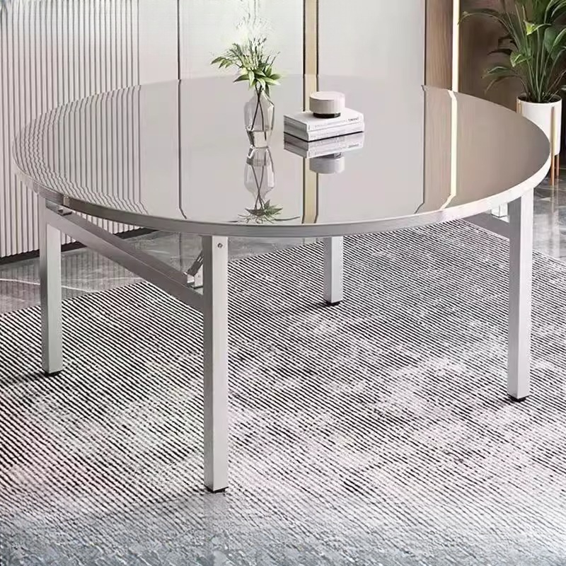 ポータブル折りたたみテーブル、ステンレス鋼キャンプテーブル、屋外ピクニックバーベキューテーブル、ビーチ、市場、庭用の頑丈なトラベルデスク