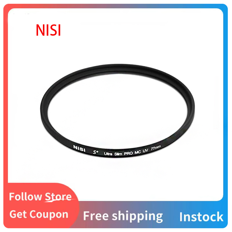 NiSi S MC UV 40.5/49/52/55/58/62/66/72/77/82/86/105 MM UV カットフィルターマルチコートスリムフレームガラスフィルター