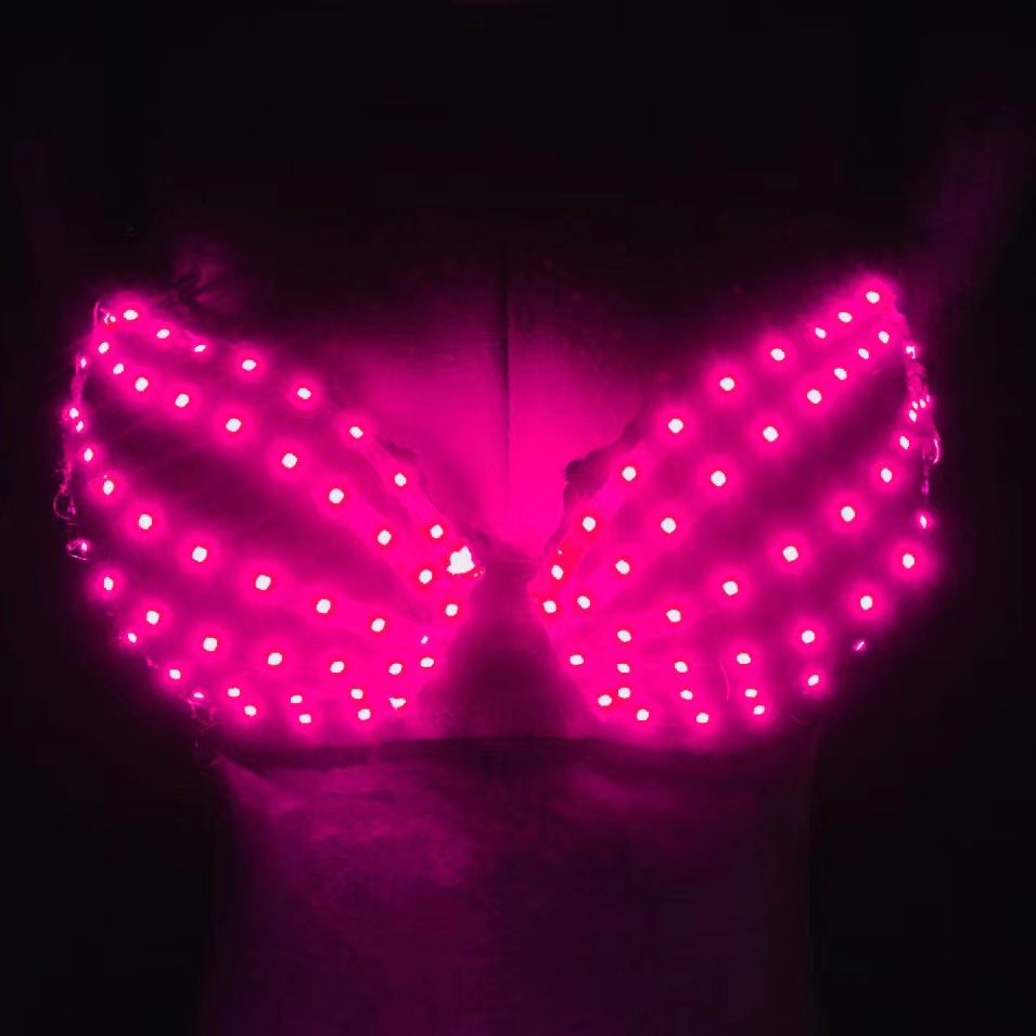 LED ライトアップブラジャー女性ナイトクラブセクシーな音楽祭ブラトップナイトクラブバー DJ ダンサーランジェリーステージパフォーマンス着用 2026