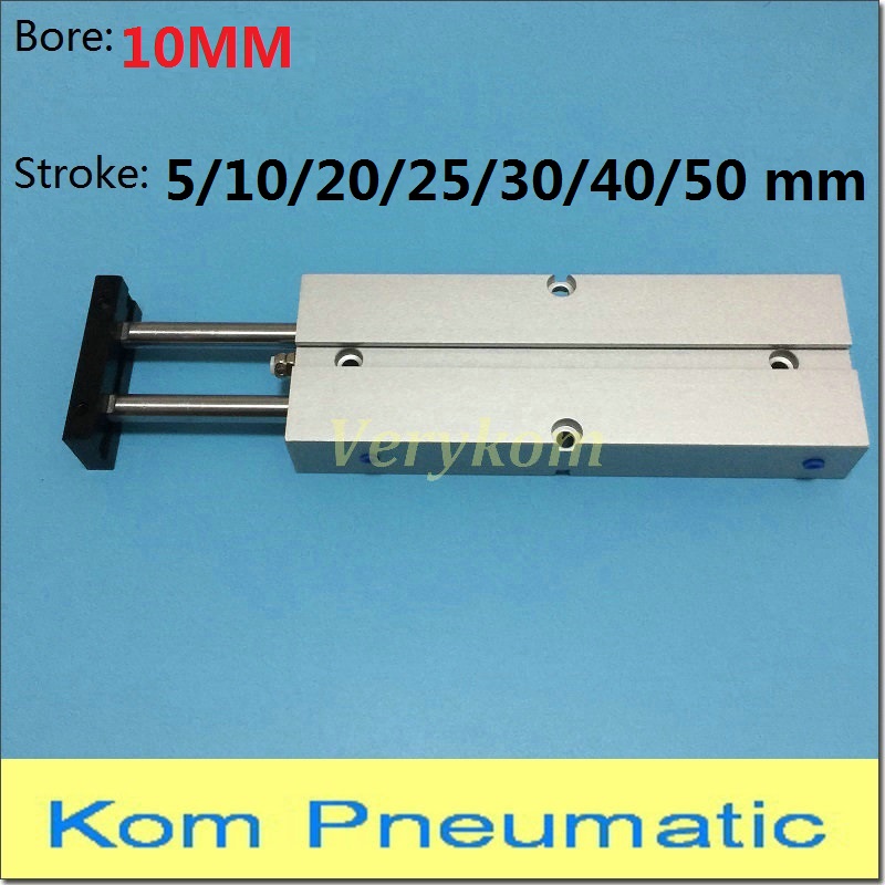 1PC 空気圧ダブルピストンエアシリンダ TN10X5S TN10X10S TN10X20S TN10X30S TN10X40S TN10X50S TN10X55S Airtac TN TDA 2 ロッド