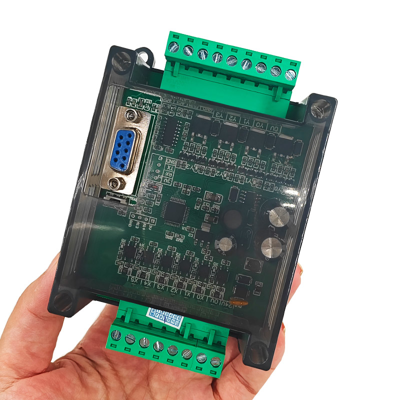 1 Pc FX2N-10MT 10MR PLC 産業用制御ボードプログラマブル論理コントローラー DC トランジスタモジュールリレーロジック TTL