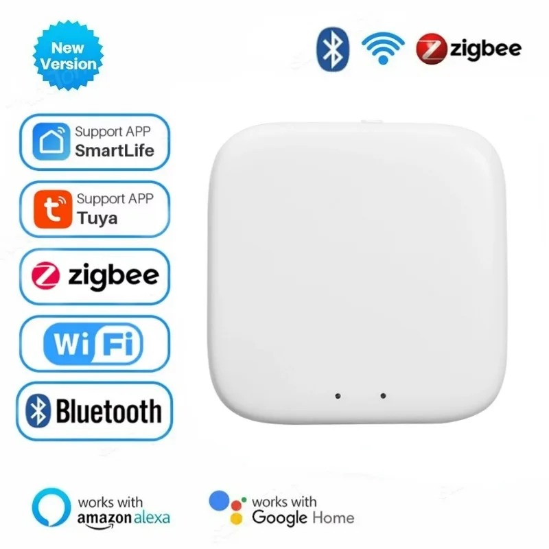 Zigbee ゲートウェイ ハブ Tuya スマート ホーム WIFI Bluetooth ワイヤレス マルチモード ゲートウェイ スマート ライフ アプリ Alexa Google と連携