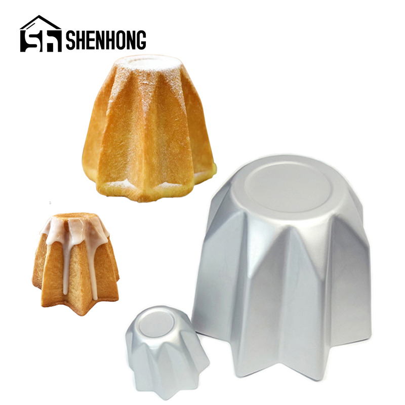 SHENHONG 星型イタリアパンドーロパン型八角形ケーキ型シルバーアルミ合金キッチン耐熱皿ムースベーキングツール