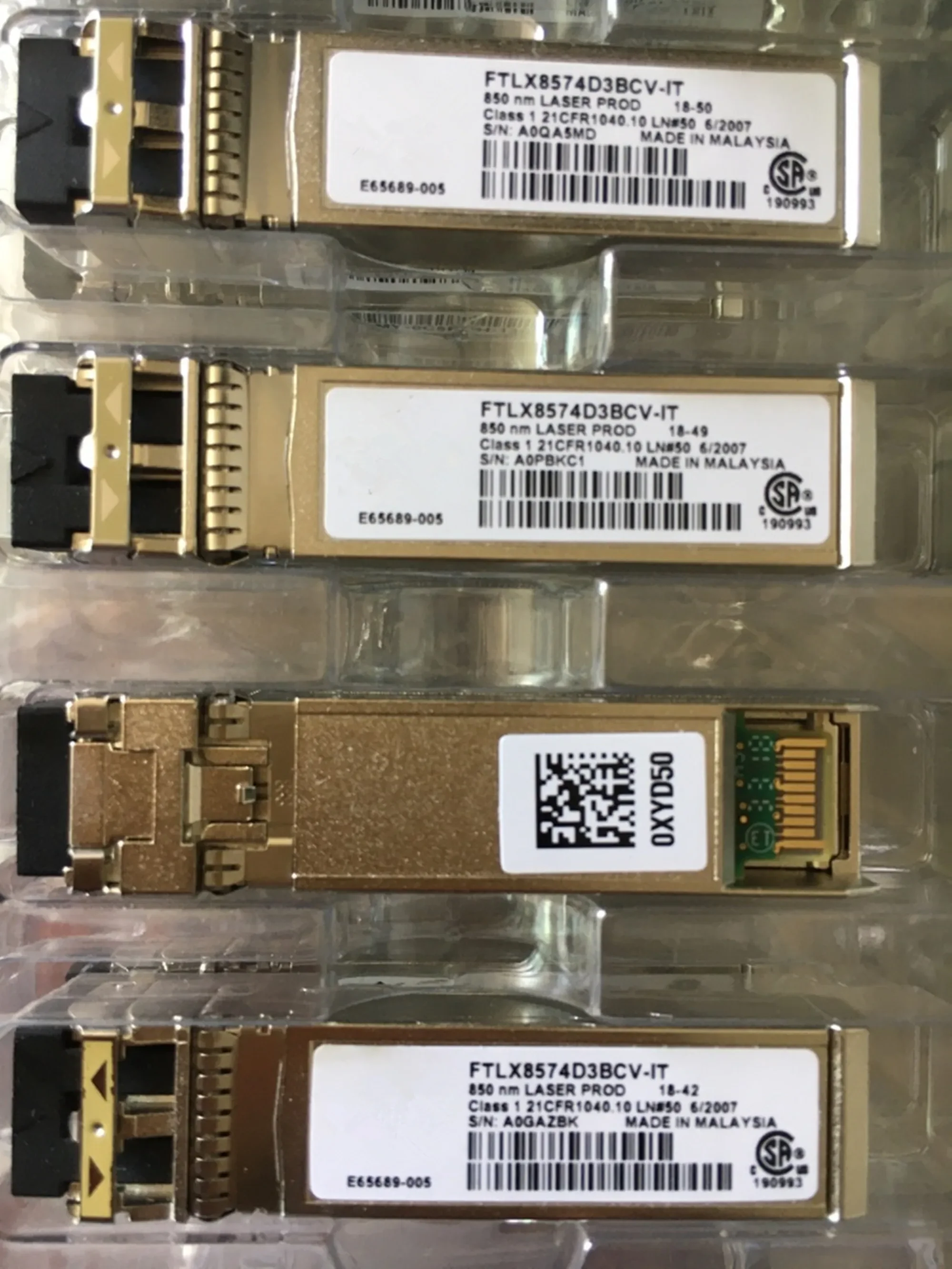 1 個 FTLX8574D3BCV-IT 10 グラム sfp 光ファイバモジュール/X520 X710 82599 スイッチアダプタ一般的な光ファイバモジュール 10 グラム
