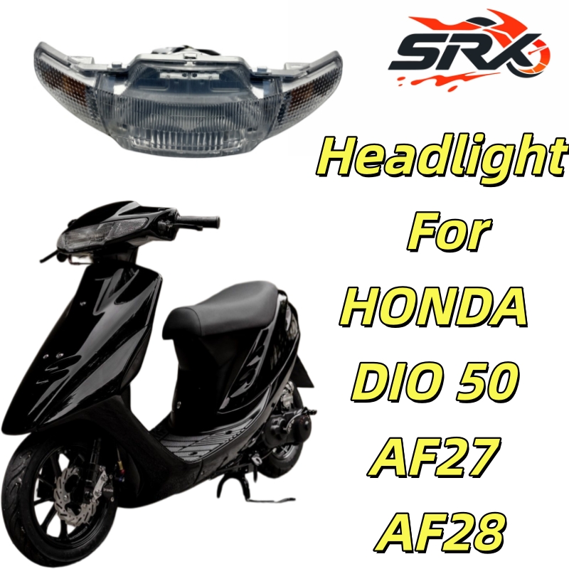 オートバイのヘッドライトアセンブリホンダ DIO 50 AF27 AF28