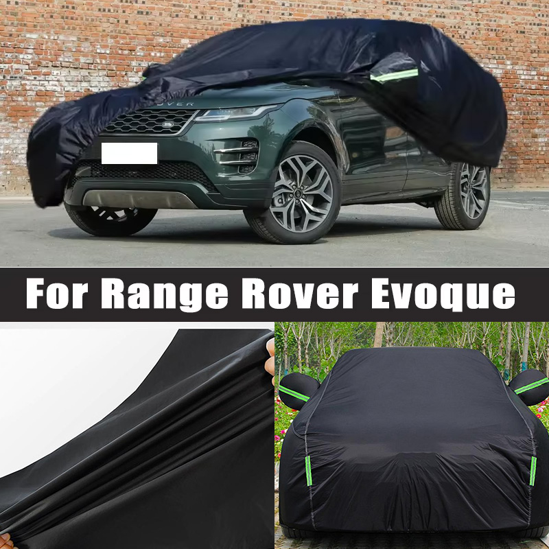 カスタムフィット車カバー - レンジローバー Evoque 用傷防止防塵 UV 耐性全天候保護カーアクセサリー