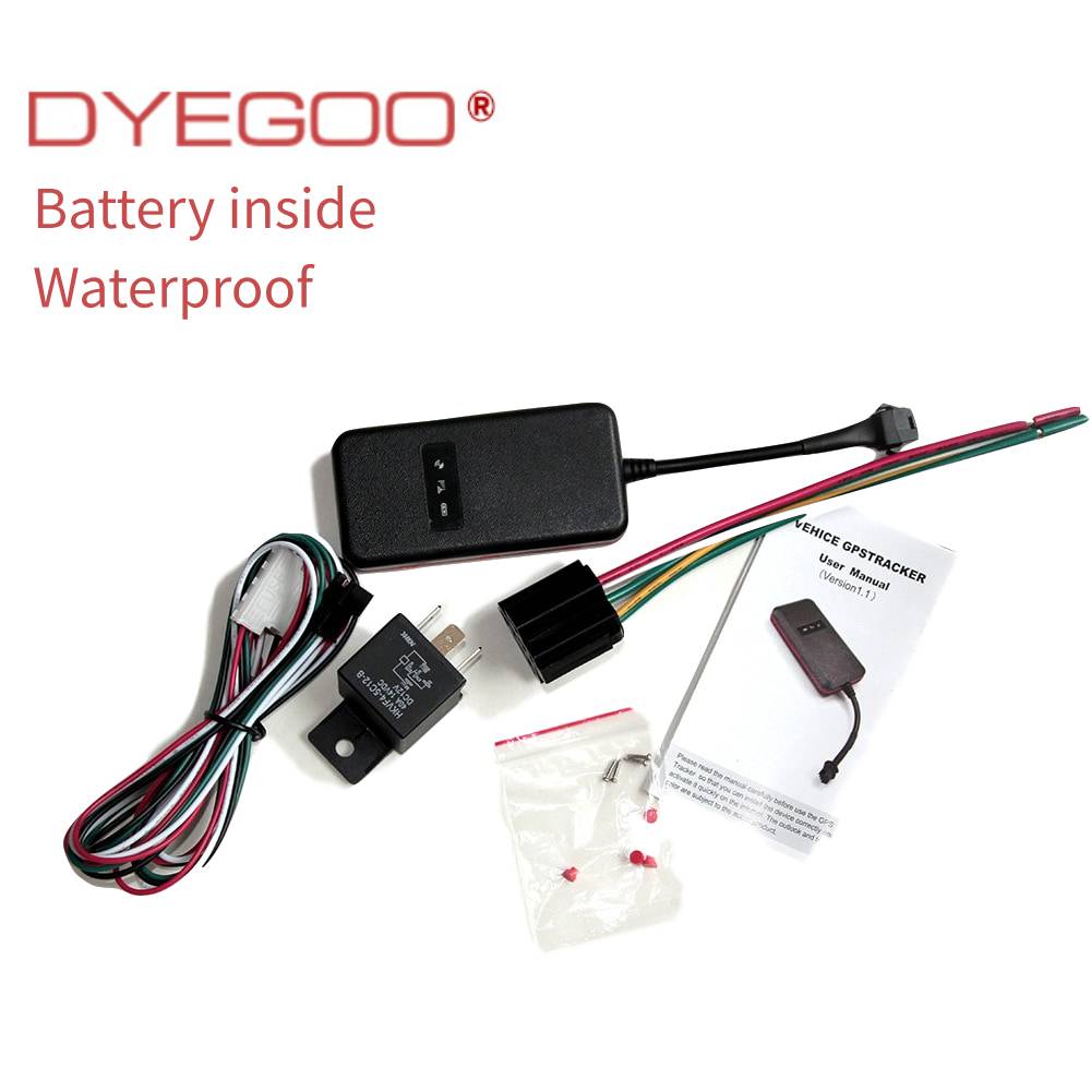 DYEGOO 格安 GSM GPRS GPS 車トラッカー追跡デバイス GPS ロケーター無効燃料追跡 device4174