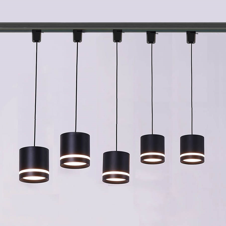 北欧 LED トラックライトスポットライト 12 ワット LED ペンダントライト COB LED 天井ランプレールトラックランプキッチンカフェダイニングルームの装飾