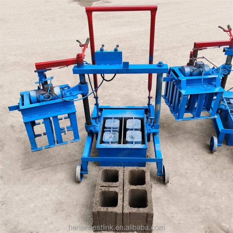 2 穴中空レンガ製造機コンクリートブロック製造機小型手動レンガ製造機