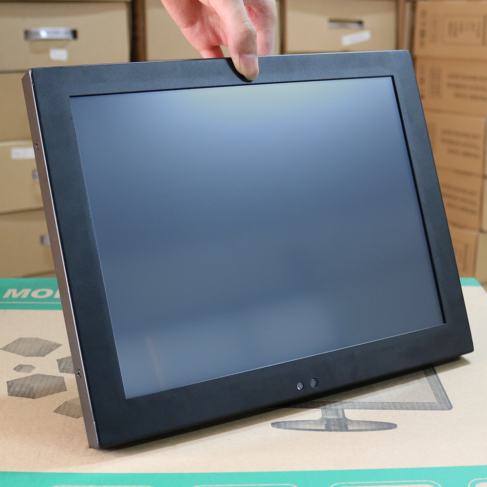 10 15 17 12 インチ産業用コンピュータモニター HDMI LCD スクリーン制御タブレット VGA USB 抵抗タッチスクリーンの LCD ディスプレイ