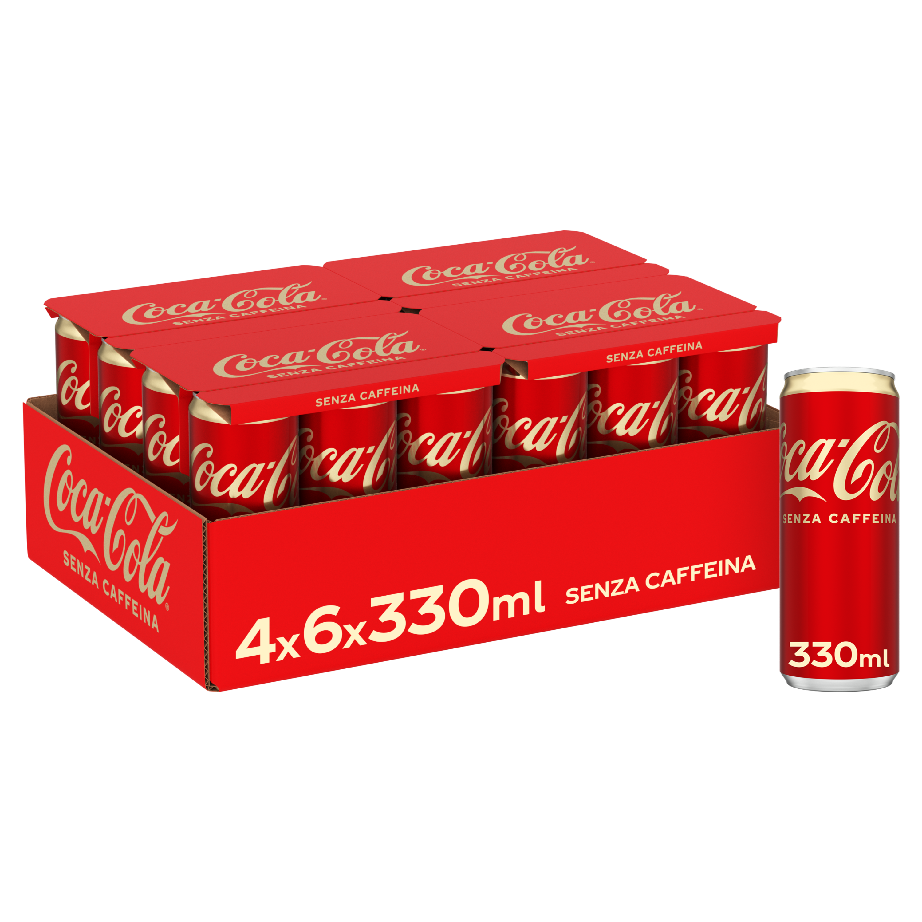 コカ・コーラ カフェインフリー 缶 330ml×24本 コカ・コーラ フォーミュラの味わい カフェインフリー
