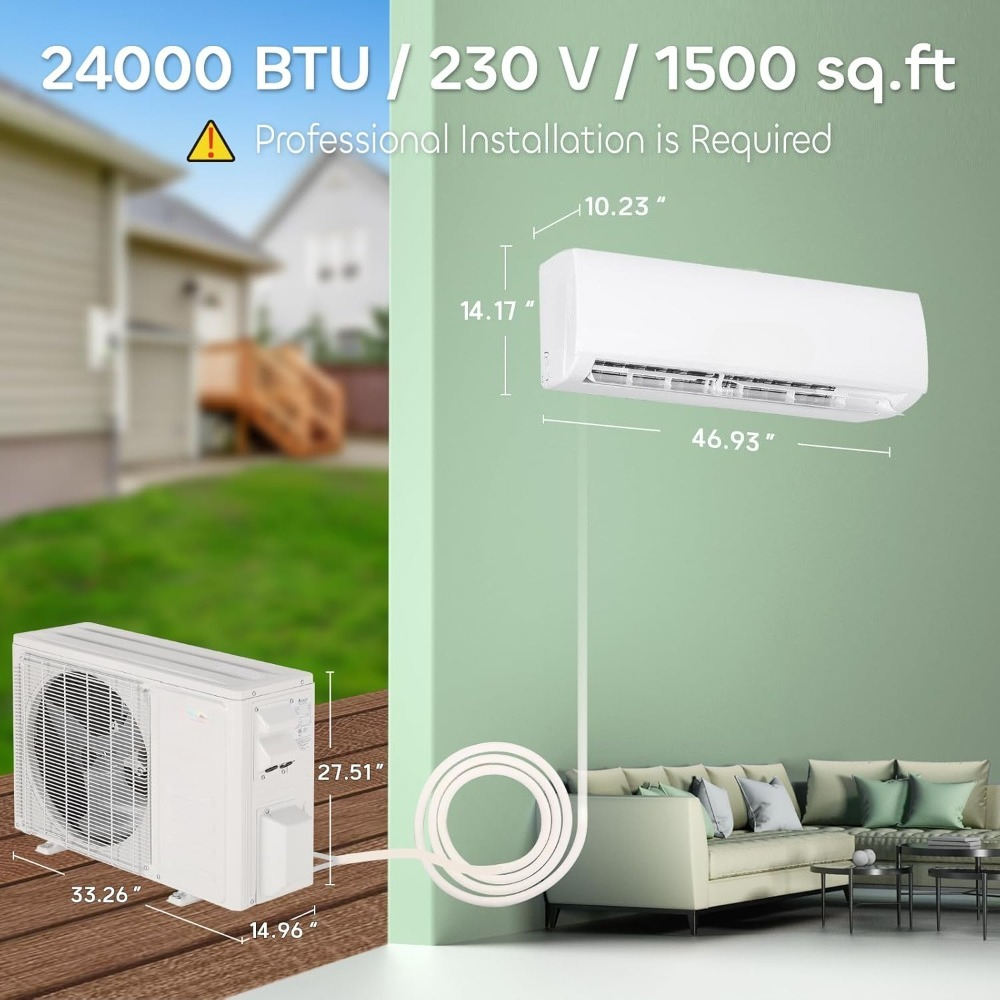 Wifiミニスプリットエアコン