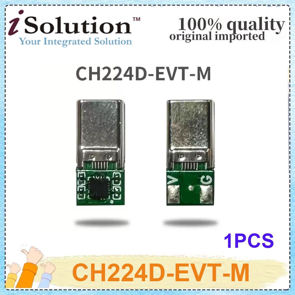WCH CH224 開発ボード CH224D CH224K USB PD 高速充電プ​​ロトコル搭載評価ボード