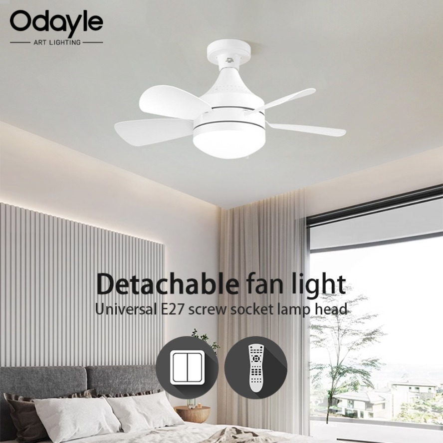 LED シーリングファンライト 85-265V リモコン付き調整可能な明るさ屋内照明 30 ワット 60 ワットリビングルームバルコニー照明