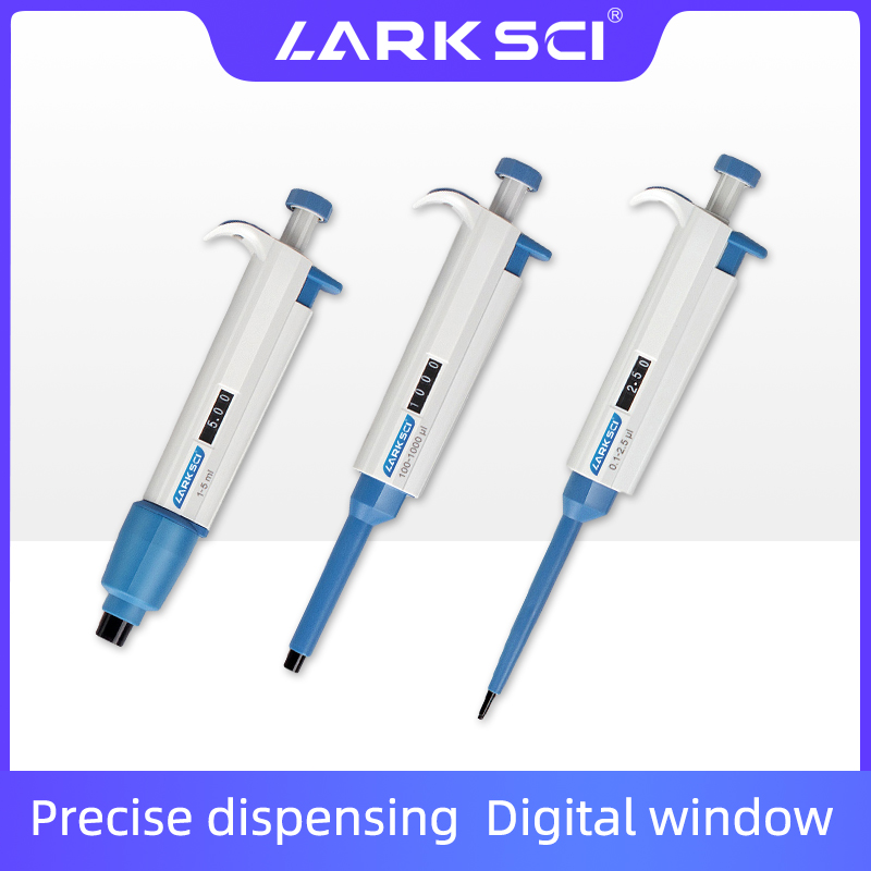 Larksci Equipment ラボ用ピペット シングルチャンネルピペット 調節可能なマイクロピペット ピペットチップ用