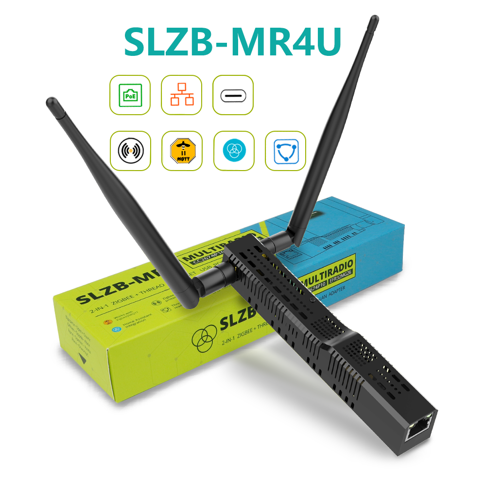 SLZB-06/M/P7 Zigbee 3.0 ゲートウェイ コーディネーター、PoE イーサネット/USB/WiFi ブリッジ付き Zigbee 2MQTT、ホーム アシスタント、ZHA と互換性あり
