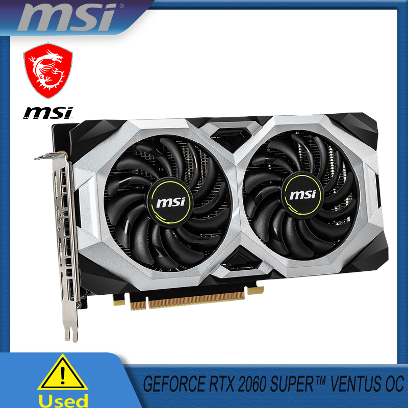 MSI GeForce RTX 2060 SUPER VENTUS OC GDDR6 256Bit 8Pin 8G グラフィックカード