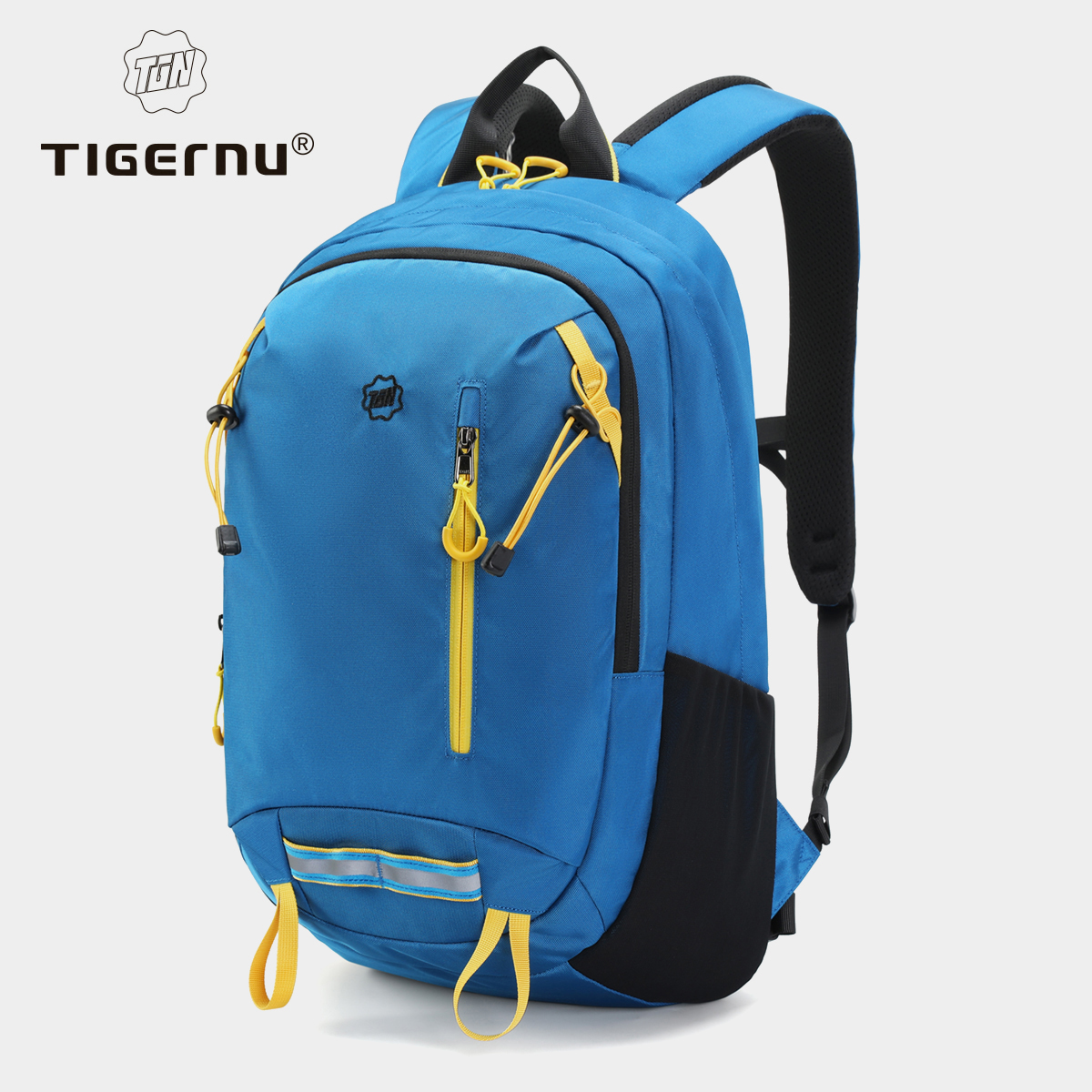 Tigernu 男性バックパック 15.6 インチのラップトップバックパック男性カジュアルバックパックバッグ男性屋外旅行バックパックライト通学ナップザック