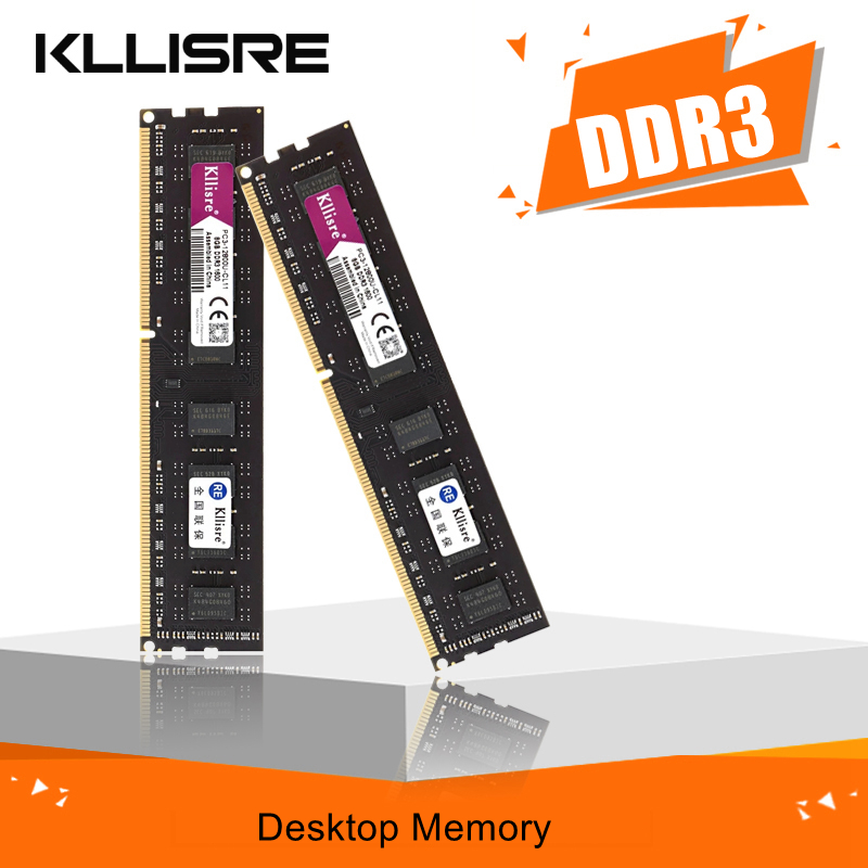 Kllisre DDR3 8GB 1600MHz デスクトップ用RAMメモリ