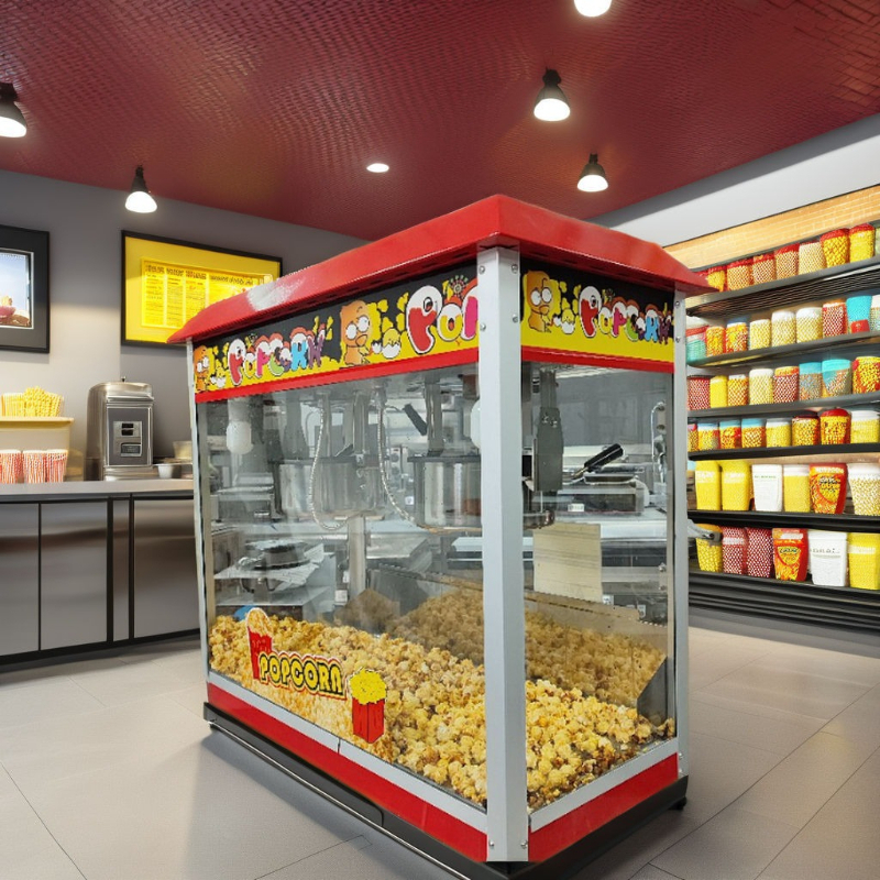 商業ポップコーンマシン大容量アクセントポップコーンマシンバタフライシネマレストラン家具 Popcornmaschine XY40BMHJ