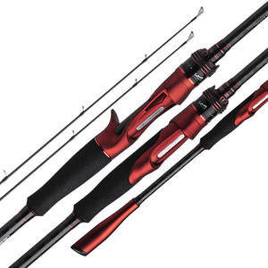 超軽量2.1m/2.4mカーボンファイバー製釣り竿。湖や渓流で魚を誘い出すための、EVAコルクハンドルを備えたファストアクションのルアーフィッシングロッドです。
